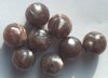 8 18mm Satin Mauve Bronze Swirl Vintage Acrylics